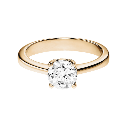 Brillantring Madrid in Roségold - liegend
