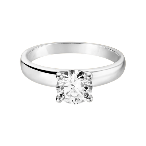 Diamond Ring Dublin in White Gold - liegend