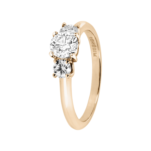 Verlobungsring Kensington in Roségold - diagonal