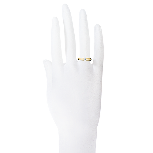 Verlobungsring Mallorca in Gelbgold - an Hand