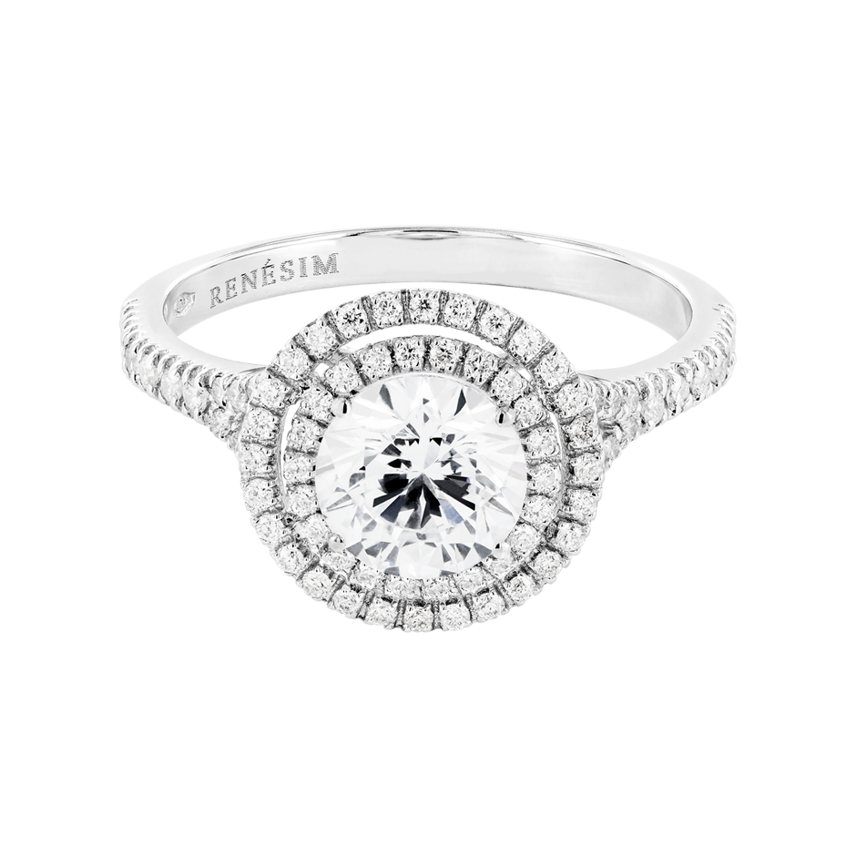 Brilliant Ring Miami in White Platinum