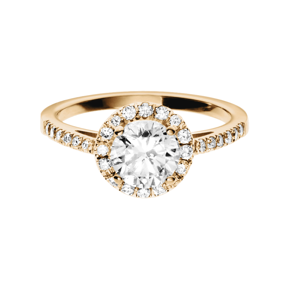 Brilliant Ring Prague in Yellow Rose Gold