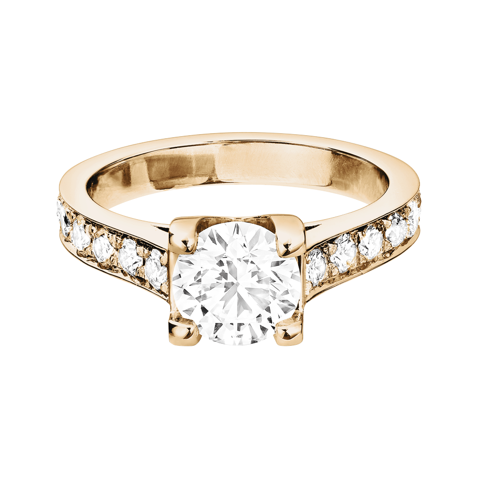 Brilliant Ring Starnberg in Yellow Rose Gold