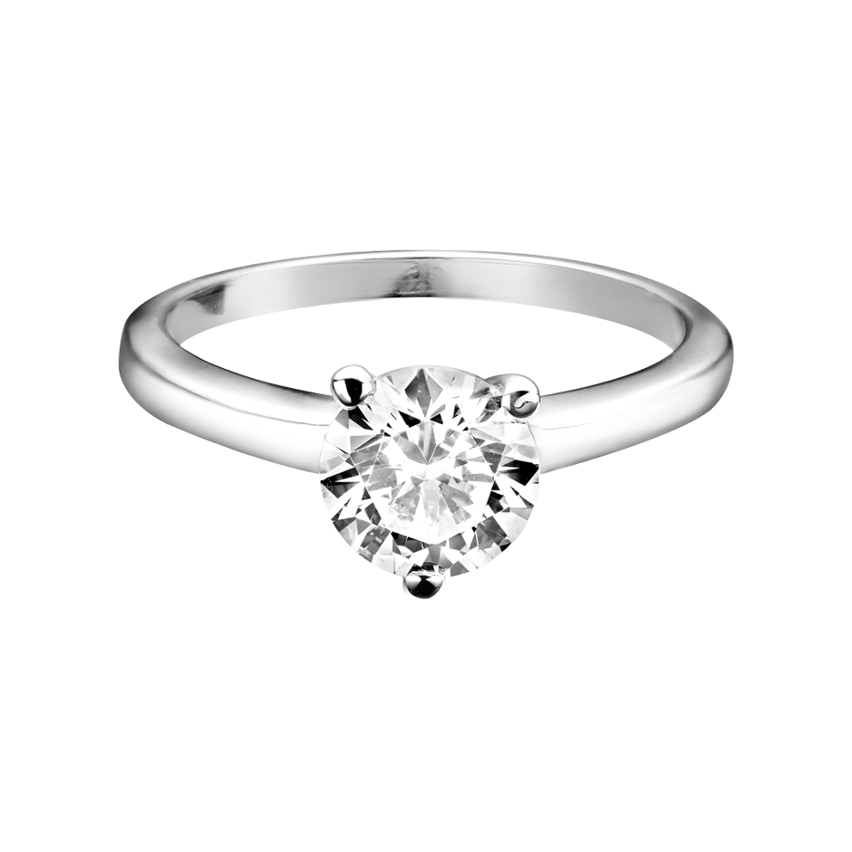 Diamond Ring Copenhagen in White Gold