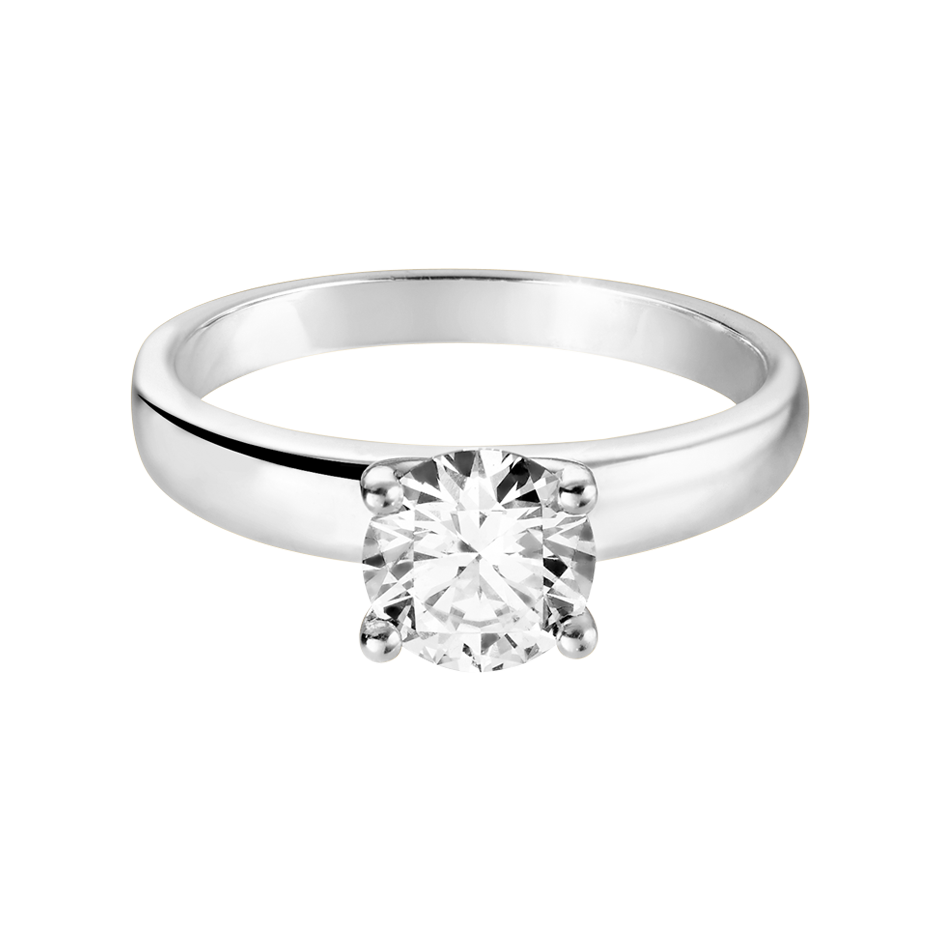 Diamond Ring Dublin in White Platinum