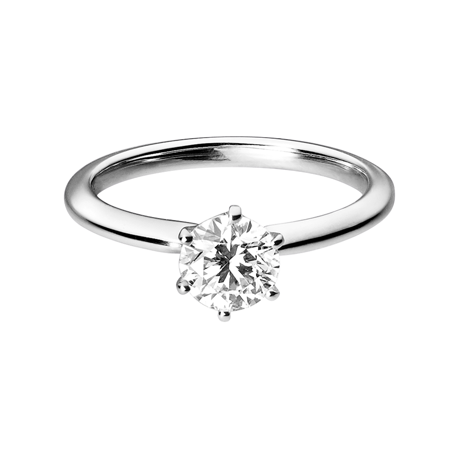 Diamond Ring Lisbon in White White Gold