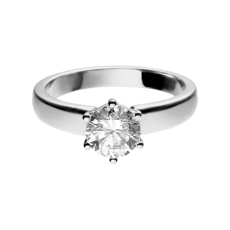 Diamond Ring Malmö in Yellow White Gold