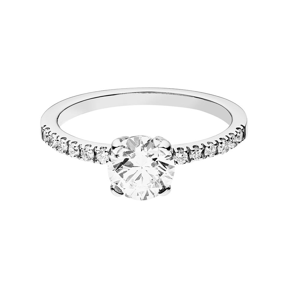 Diamond Ring Melbourne in White White Gold