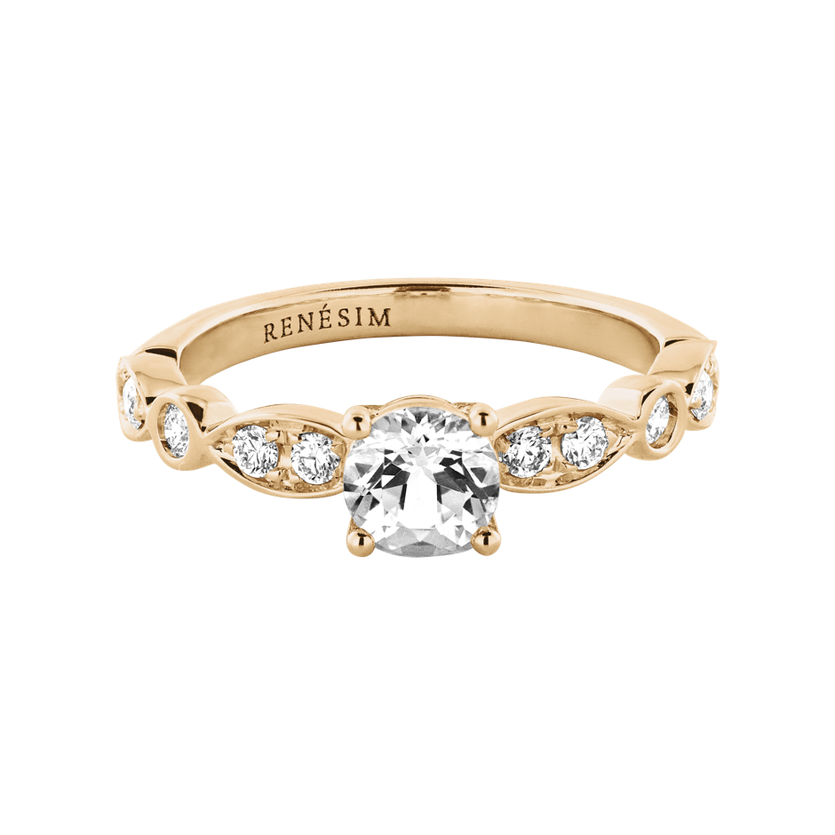 Diamond Ring Olbia in Rose Gold