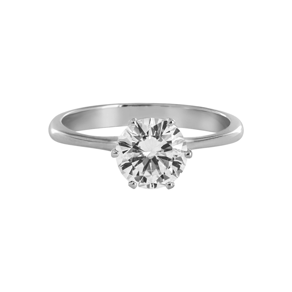 Diamond Ring Palma in Platinum