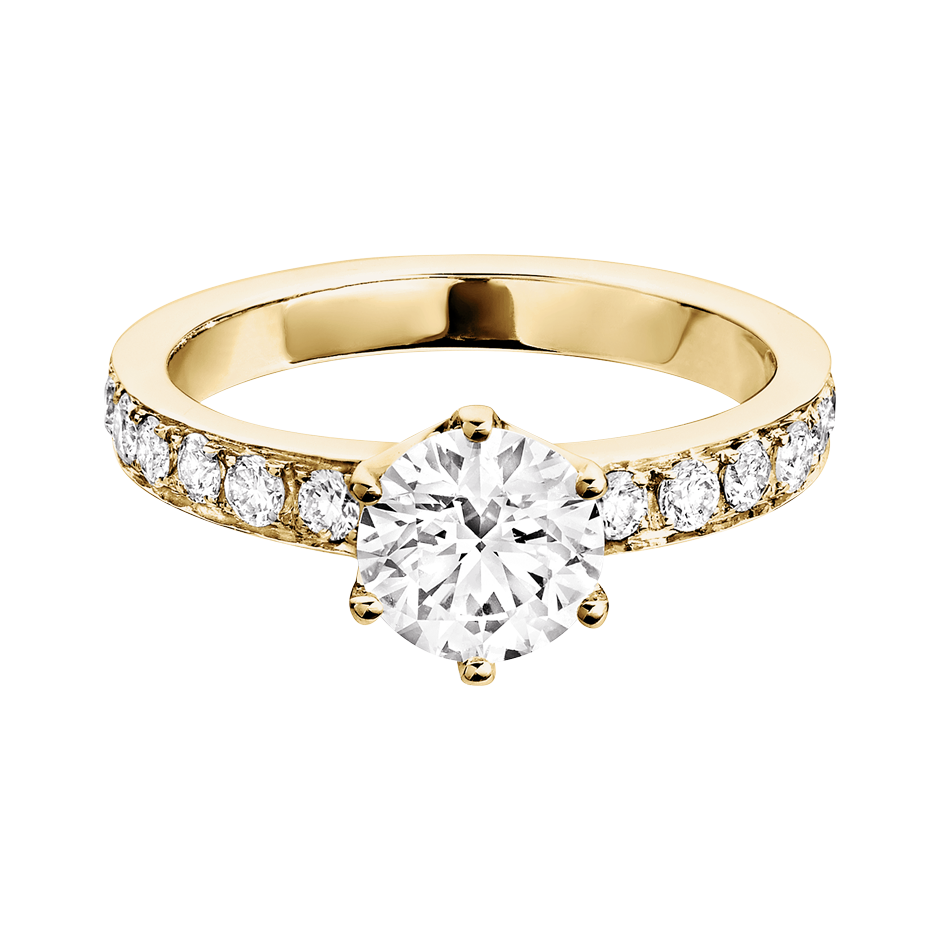 Diamond Ring Perth in White Yellow Gold