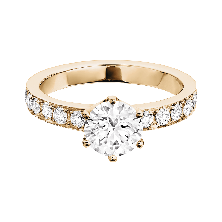 Diamond Ring Perth in White Rose Gold