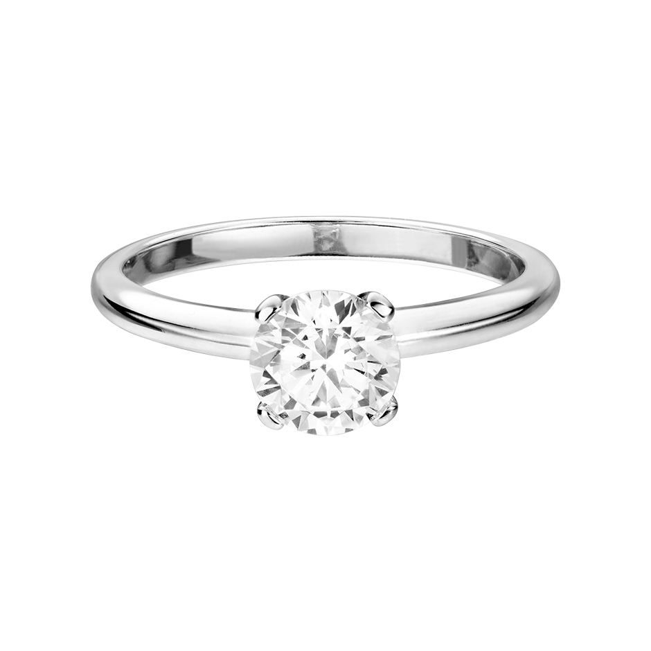 Solitaire Ring Berlin in White White Gold