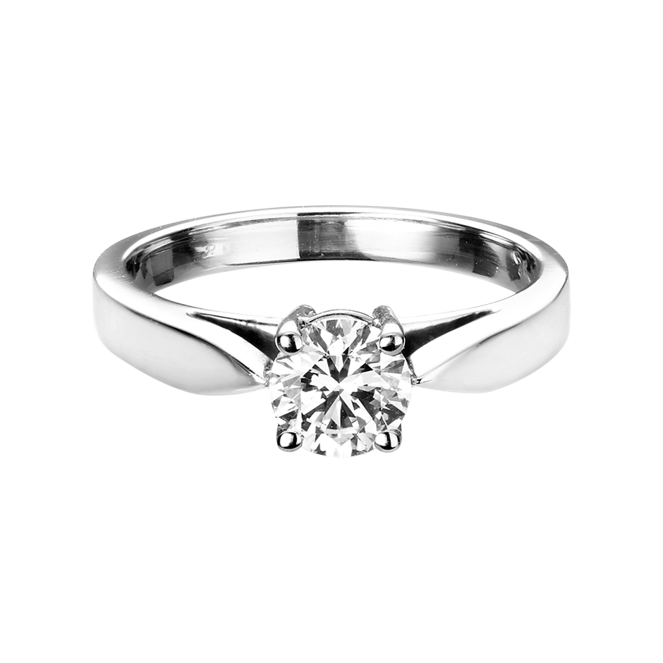 Engagement Ring Vancouver in White Gold